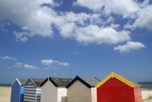 Beach huts