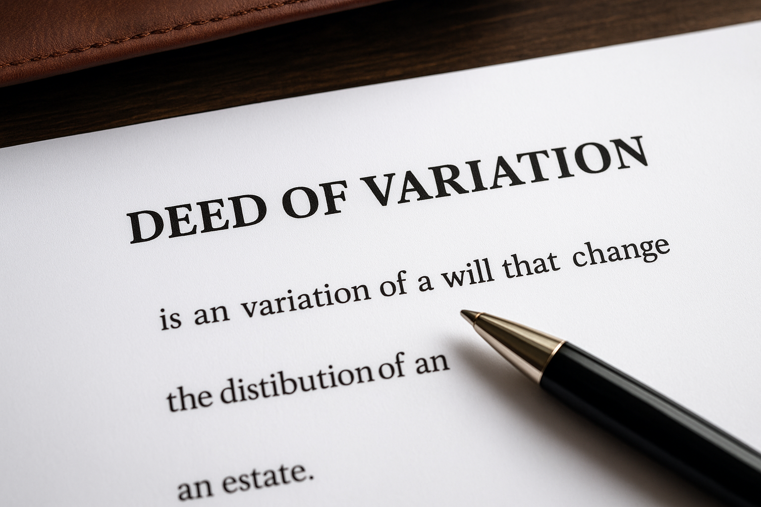 Varying a Spanish Will Using an English  Deed of Variation